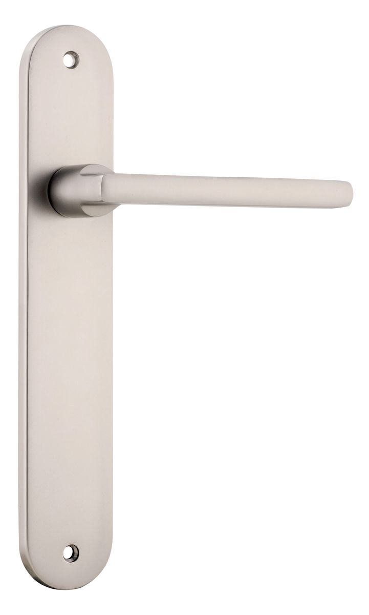 14726 - Baltimore Lever - Oval Backplate - Satin Nickel - Passage