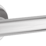 24004KIBPRIV60 - Puerto Lever - Round Rose (Inbuilt Privacy) - Polished Chrome - Privacy