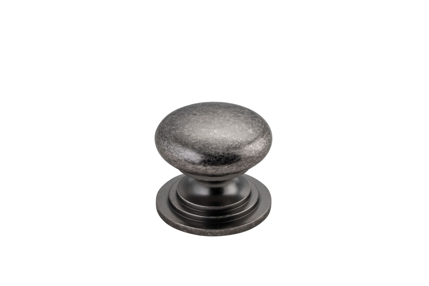 0572 - Sarlat Cupboard Knob - P27xD32mm - Distressed Nickel