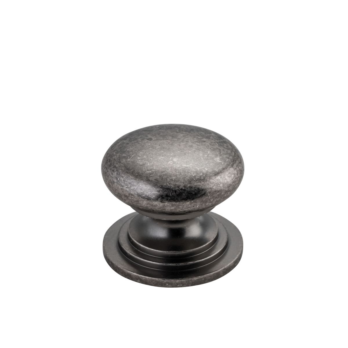 0572 - Sarlat Cupboard Knob - P27xD32mm - Distressed Nickel