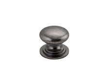 0572 - Sarlat Cupboard Knob - P27xD32mm - Distressed Nickel