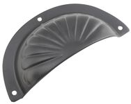 Fluted Drawer Pull - Sheet Brass