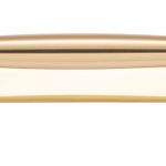 21090B - Sarlat Cabinet Pull with Backplate - CTC320mm - Polished Brass