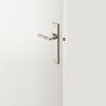 14236KENTR60KK - Sarlat Lever - Stepped Backplate Entrance Kit with High Security Lock - Polished Nickel - Entrance