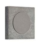 20297 - Blank Rose - Square - Distressed Nickel