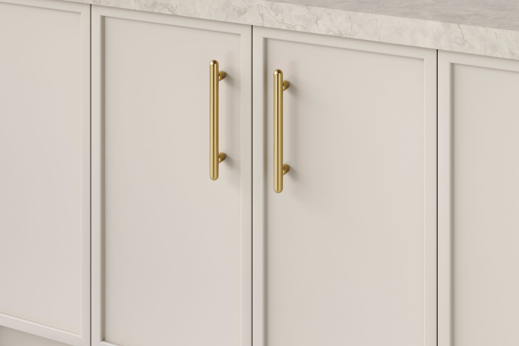 24040 - Puerto Cabinet Pull - CTC 160mm - Brushed Gold PVD