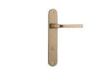 15232P85 - Annecy Lever - Oval Backplate - Brushed Brass - Privacy