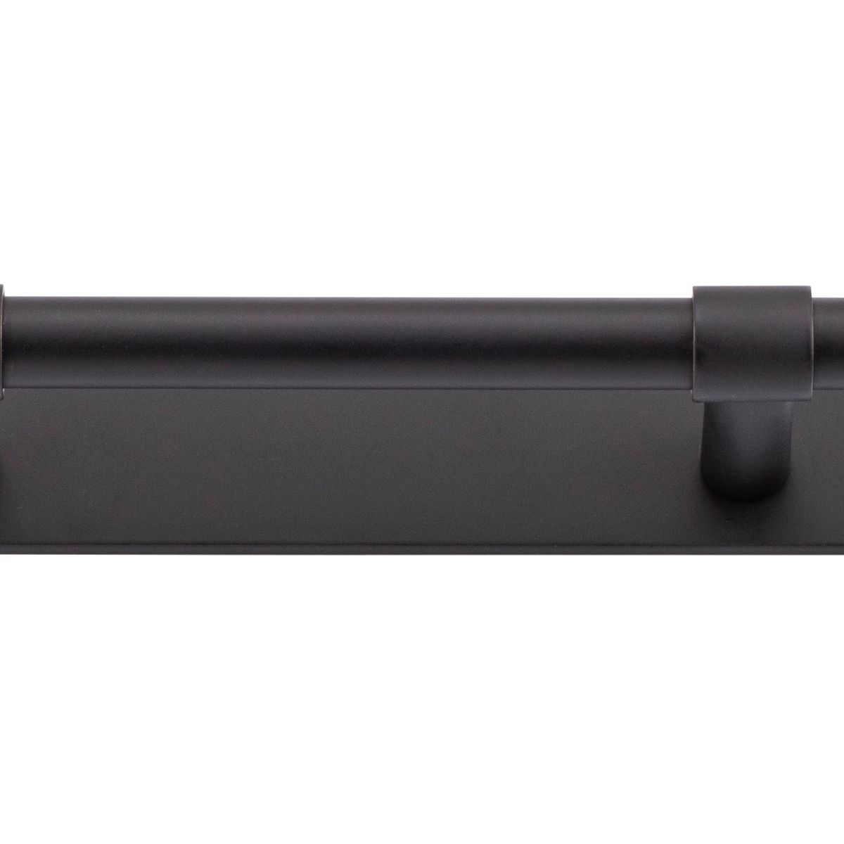 20993B - Helsinki Cabinet Pull with Backplate - CTC96mm - Matt Black