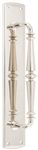 9348 - Sarlat Pull Handle on Backplate - Polished Nickel