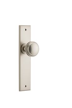 Paddington Knob - Chamfered Backplate