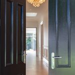 11730E85 - Verona Lever - Oval Backplate - Polished Chrome - Entrance