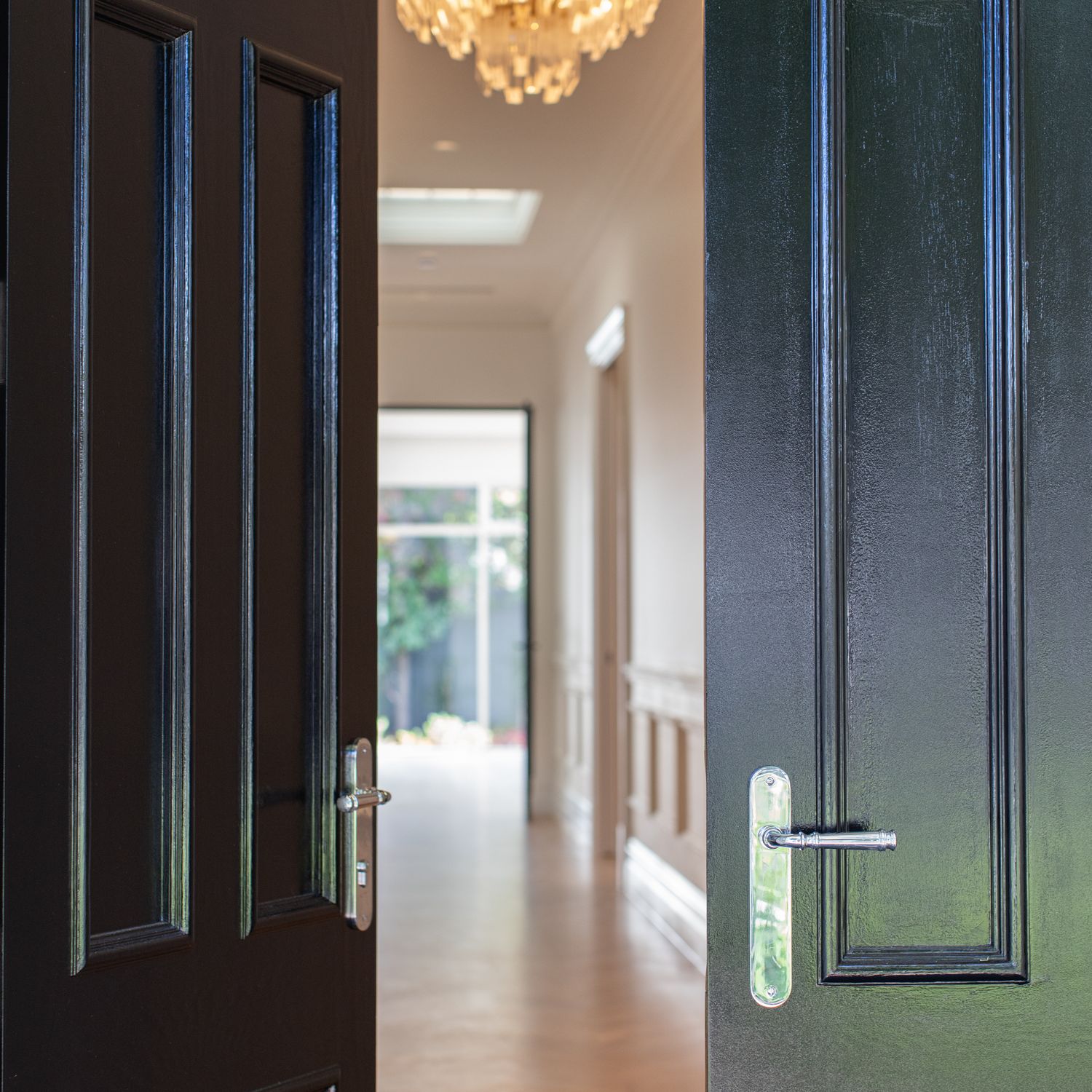 10230KPASS60 - Verona Lever - Oval Backplate Passage Kit - Polished Brass - Passage