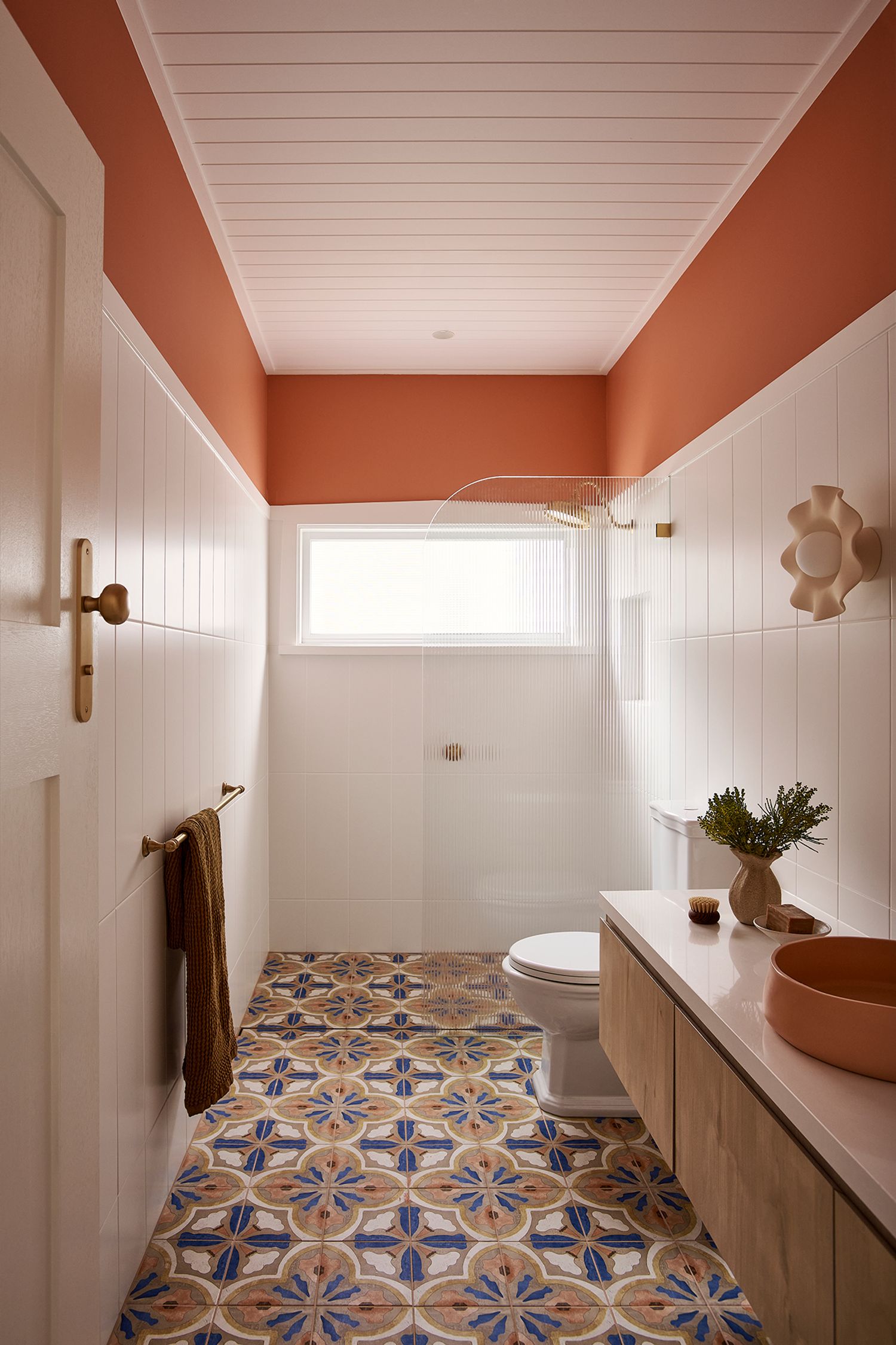 15334KPASS60 - Cambridge Knob - Oval Backplate Passage Kit - Brushed Brass - Passage