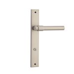 14896P85 - Helsinki Lever - Rectangular Backplate - Satin Nickel - Privacy