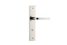 14288P85 - Annecy Lever - Chamfered Backplate - Polished Nickel - Privacy
