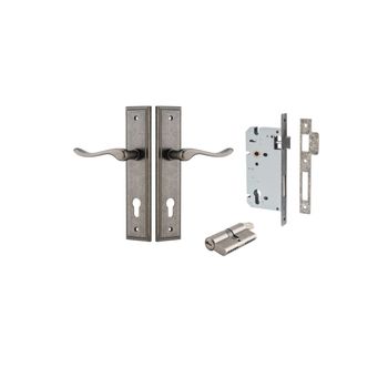 Stirling Lever - Stepped Backplate Entrance Kit with High Security Lock