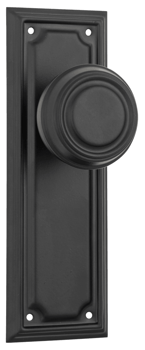 Edwardian Door Knob - Long Backplate