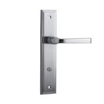 12244P85 - Annecy Lever - Stepped Backplate - Brushed Chrome - Privacy