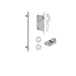 20710KENTR60KK - Helsinki Pull Handle - 450mm Entrance Kit with Separate High Security Lock - Satin Nickel - Entrance