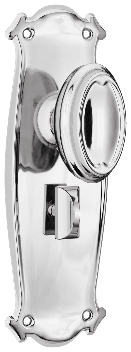 Bungalow Door Knob - Long Backplate