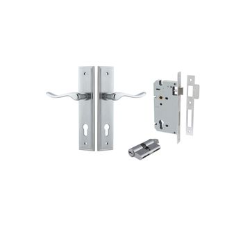 Stirling Lever - Stepped Backplate Entrance Kit with High Security Lock