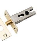 20540 - Privacy Bolt - Round - 45mm Backset - Polished Brass