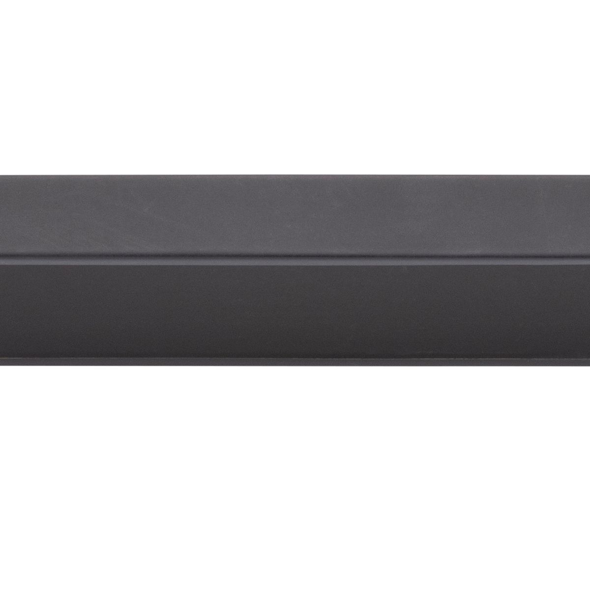 20973B - Osaka Cabinet Pull with Backplate - CTC256mm - Matt Black