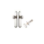 14330KPASS60 - Guildford Knob - Shouldered Backplate Passage Kit - Polished Nickel - Passage