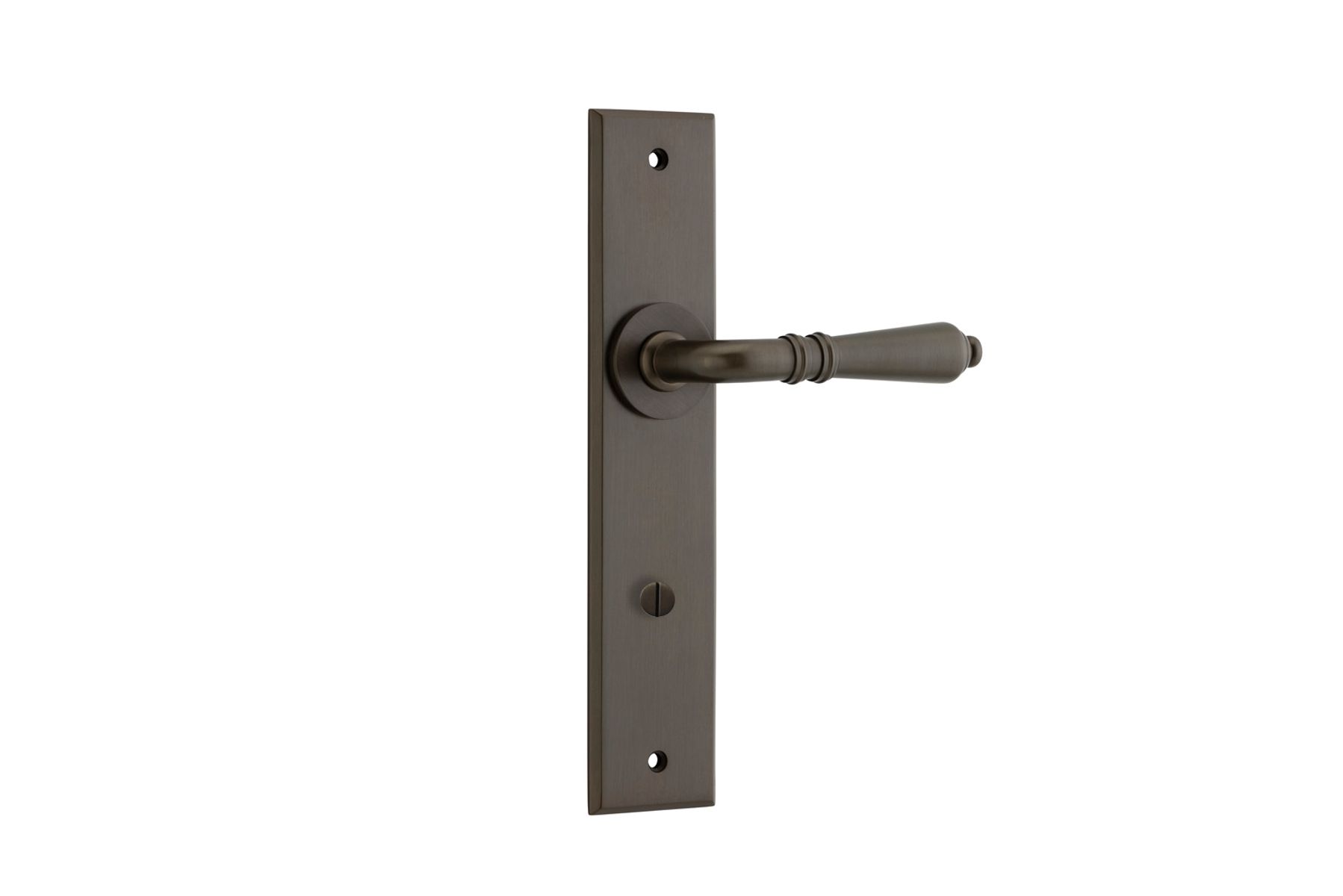 10780 - Sarlat Lever - Chamfered Backplate - Signature Brass - Passage