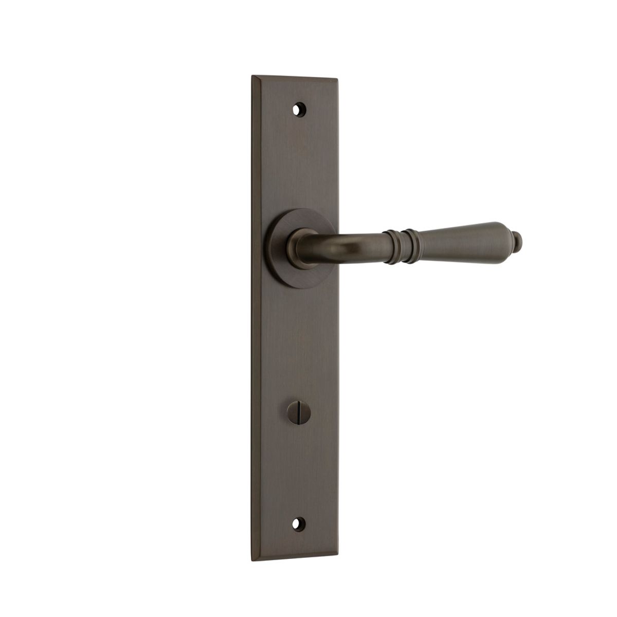 10780 - Sarlat Lever - Chamfered Backplate - Signature Brass - Passage