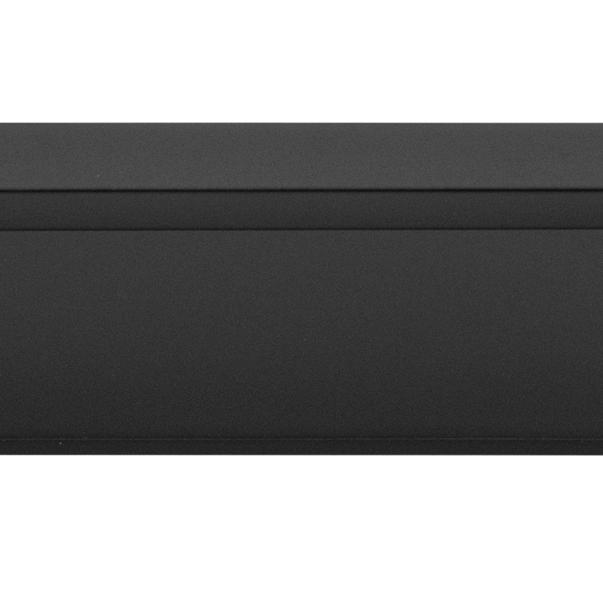 0529B - Cali Cabinet Pull with Backplate - CTC 256mm - Matt Black