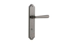 13874P85 - Copenhagen Lever - Shouldered Backplate - Distressed Nickel - Privacy