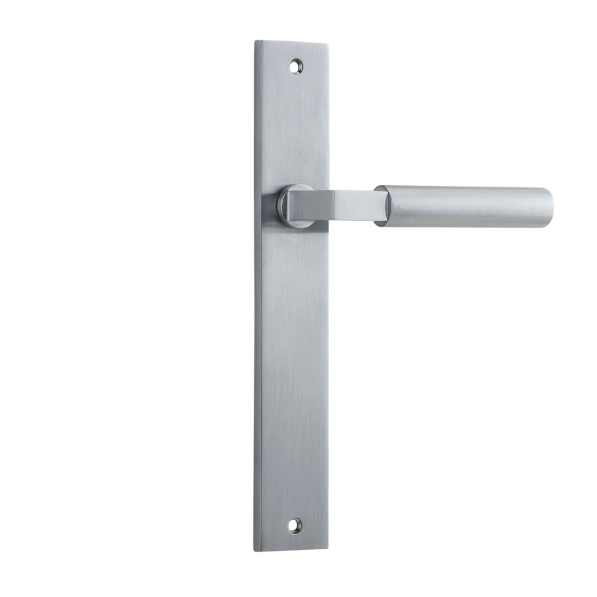 12250 - Berlin Lever - Rectangular Backplate - Brushed Chrome - Passage