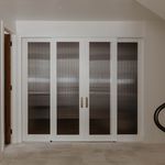 21419 - Rectangular Sliding Door Pull Passage Kit - Satin Nickel - Passage