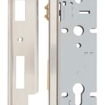 6104 - Rebated 85mm Euro Roller Mortice Locks - 45mm Backset - Satin Nickel