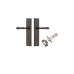 10736KPASS60 - Sarlat Lever - Stepped Backplate Passage Kit - Signature Brass - Passage
