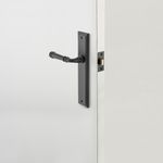 12742 - Verona Lever - Stepped Backplate - Matt Black - Passage
