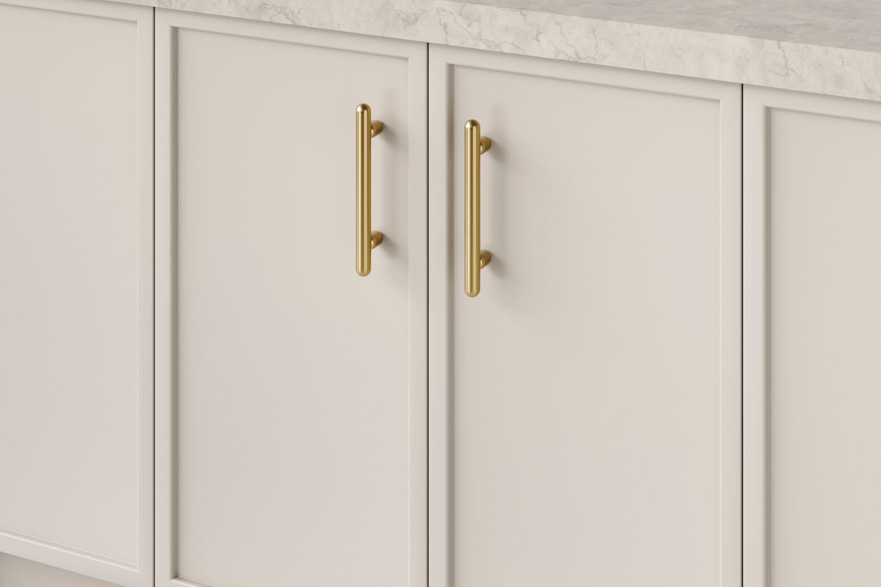 24030 - Puerto Cabinet Pull - CTC 128mm - Brushed Gold PVD