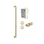 17195KENTR60KK - Berlin Pull Handle - 600mm Entrance Kit with Separate High Security Lock - Brushed Gold PVD - Entrance