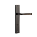 10708P85 - Annecy Lever - Rectangular Backplate - Signature Brass - Privacy