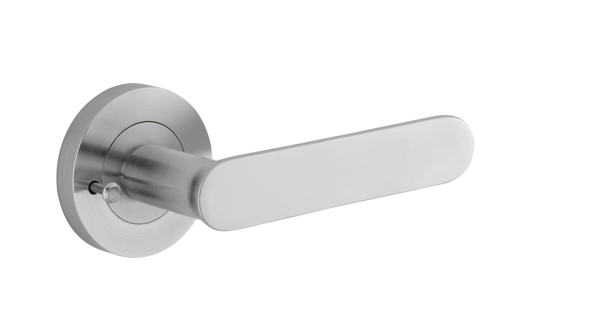 0335KIBPRIV60 - Bronte Lever - Round Rose Privacy Kit (Inbuilt Privacy) - Brushed Chrome - Privacy