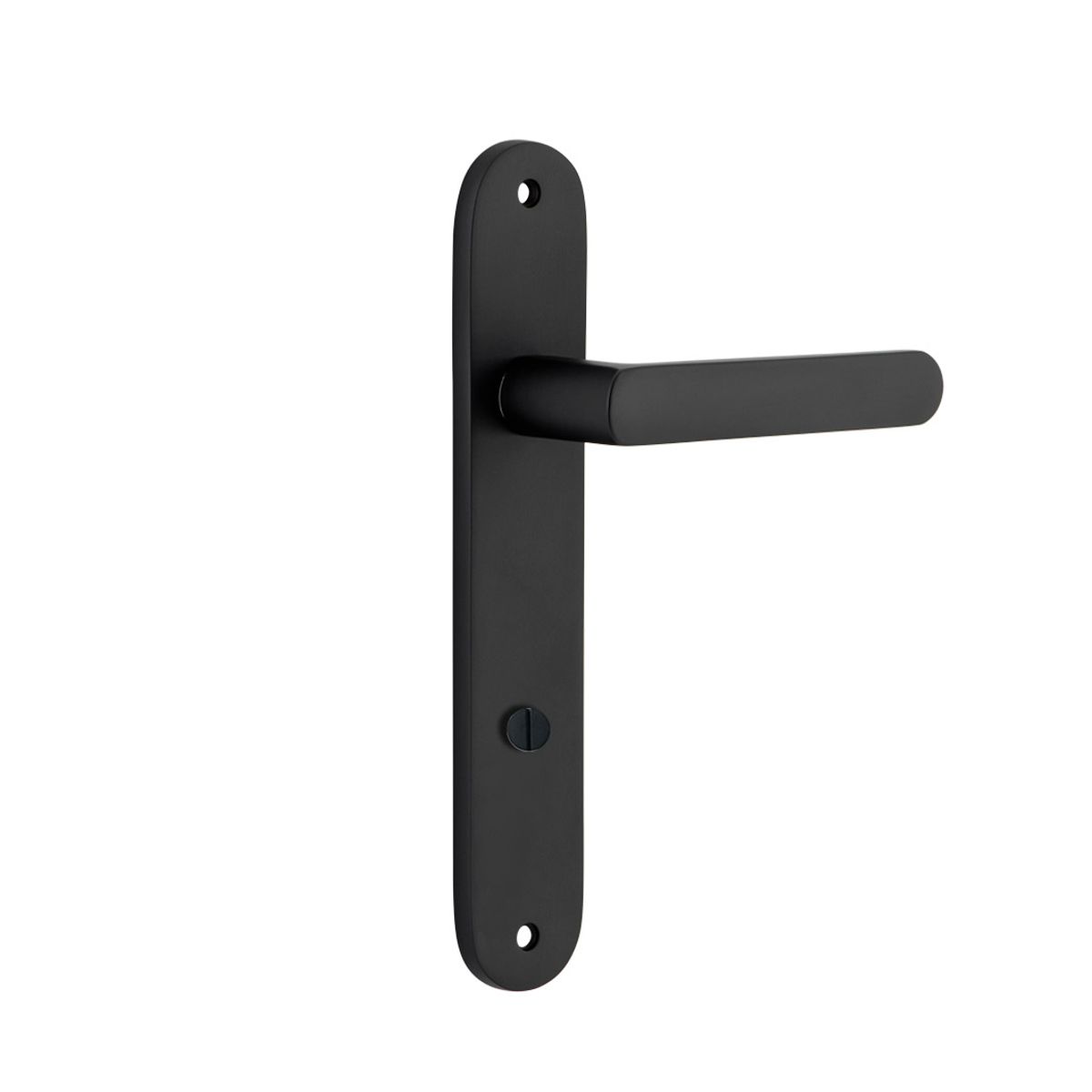 12864P85 - Osaka Lever - Oval Backplate - Matt Black - Privacy