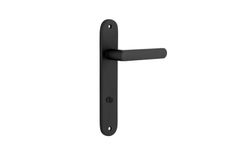 12864P85 - Osaka Lever - Oval Backplate - Matt Black - Privacy