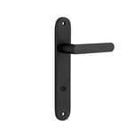 12864P85 - Osaka Lever - Oval Backplate - Matt Black - Privacy