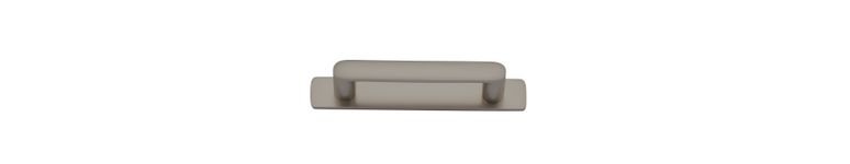 16910B - Osaka Cabinet Pull with Backplate - CTC96mm - Graphite PVD