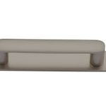 16910B - Osaka Cabinet Pull with Backplate - CTC96mm - Graphite PVD