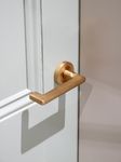 20786 - Baltimore Return Lever - Round Rose - Brushed Brass - Passage