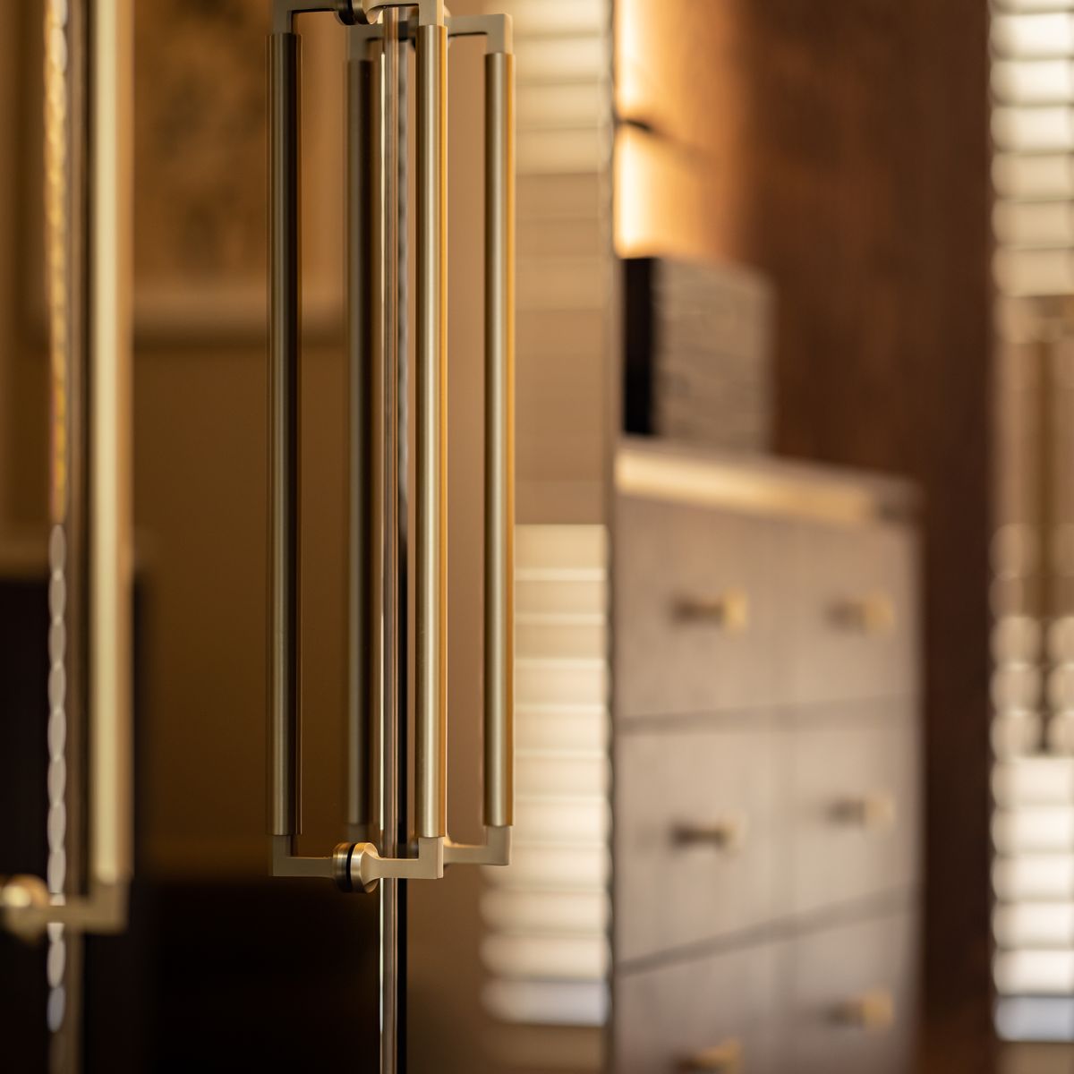 0491 - Berlin Pull Handle -  600mm - Brushed Brass