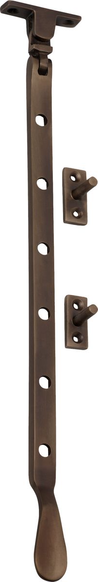 Window Stay Base Base Fix Casement Stay - L300mm - Antique Brass - TradCo
