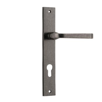 Annecy Lever - Rectangular Backplate